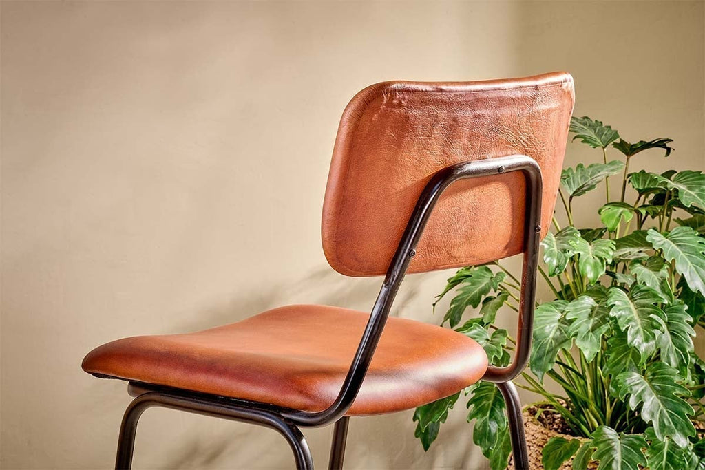 Sotta Leather Bar Chair